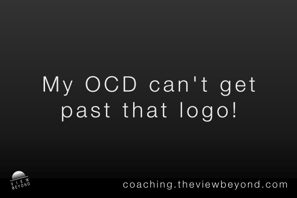 My OCD can't get past that logo!