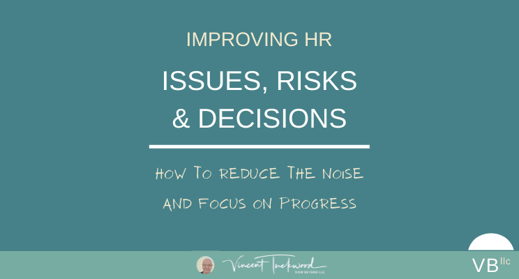 Improving HR | ISSUES, RISKS & DECISIONS | View Beyond LLC | viewbeyondllc.com | Vincent Tuckwood